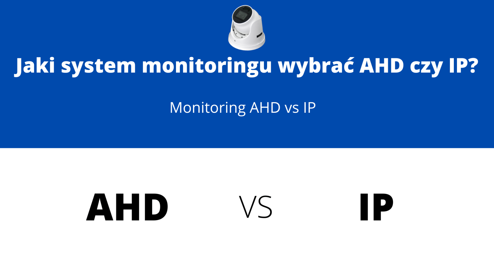 Jaki system monitoringu wybrać AHD czy IP