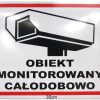 TABLICA OBIEKT MONITOROWANY 6586