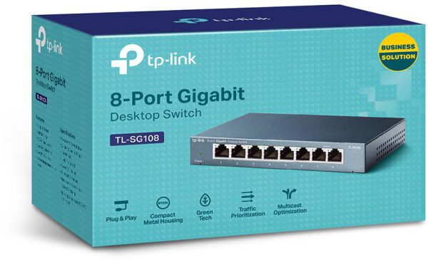 SWITCH TP-LINK TL-SG108 3 SWITCH TP-LINK TL-SG108