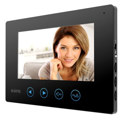 WIDEODOMOFON EURA VDP-10A3 JUPITER CZARNY 3 WIDEODOMOFON EURA VDP-10A3 JUPITER CZARNY