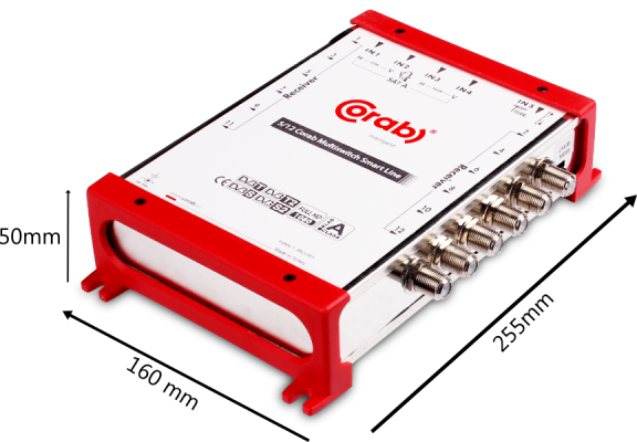 MULTISWITCH SMART LINE 5/12 CORAB 3 MULTISWITCH SMART LINE 5/12 CORAB