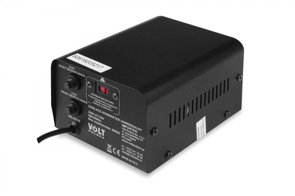 Transformator VOLT POLSKA 230V/110V 500VA 3 Transformator VOLT POLSKA 230V/110V 500VA