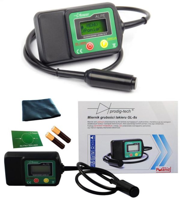 MIERNIK GRUBOŚCI LAKIERU GL-8S FE&AL