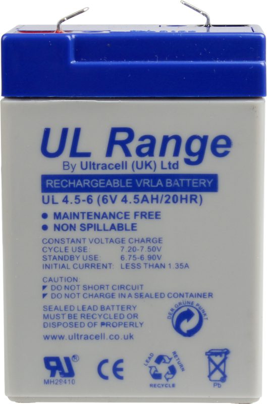 Akumulator AGM ULTRACELL UL 6V 4.5Ah żelowy 3 Akumulator AGM ULTRACELL UL 6V 4.5Ah żelowy