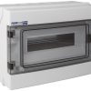 Rozdzielnica hermetyczna modułowa (500V AC, 1000V DC) 1x12 natynkowa (N+PE) IP65 RH-12
