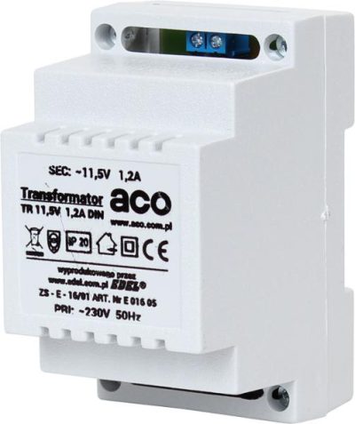 ACO TR DIN 12V 1,2A Transformator na szynę DIN