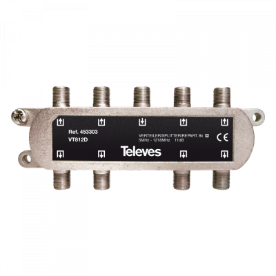 Rozgałęźnik antenowy rtv 8-drożny F8D 453303 TELEVES
