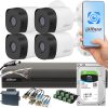ZESTAW MONITORINGU DAHUA COOPER XVR 16CH+HDD+4 X KAMERA TUBA 2MPX