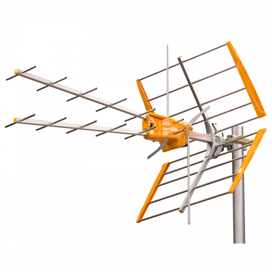 Antena Televes V+ MIX DVB-T2 U/V ref.149011 ze wzmacniaczem
