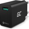 ŁADOWARKA SIECIOWA Green Cell USB 18W QUICK CHARGE 3.0 CHAR06