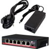 SWITCH POE GETFORT 4FE x POE + 2FE UPLINK WATCHDOG HI-POE 65W POE+
