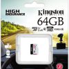 Karta pamięci Kingston High-Endurance microSD 64GB UHS-I U1 24/7 (rejestratory i monitoring)