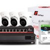 Zestaw monitoringu Kenik IP 8CH 4 kamery 5MPx