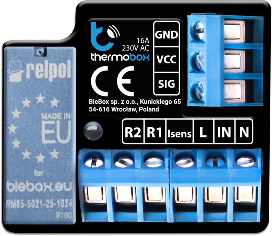 BLEBOX - thermobox BEZPRZEWODOWY INTELIGENTNY TERMOSTAT