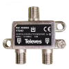 Rozgałęźnik antenowy rtv 2-drożny F2D 453003 TELEVES