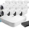 Zestaw monitoringu IP Dahua NVR 1TB 8 kamer tuby 4MPx