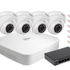 Zestaw monitoringu IP Dahua NVR 4 kamery kopułowe 4MPx