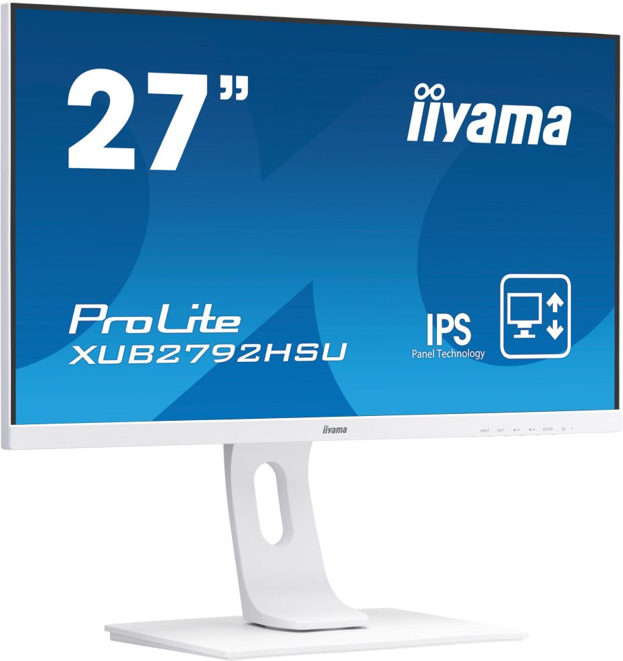 Monitor LED IIYAMA XUB2792HSU-W1 C 27 cali Pivot Ultra Slim Biały