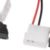 KABEL ZASILAJĄCY WEWNĘTRZNY MOLEX 2 PIN(M)+SATA 7 PIN(F)->SATA 13 PIN(F) DATA SLIMLINE 45CM 4 KABEL ZASILAJĄCY WEWNĘTRZNY MOLEX 2 PIN(M)+SATA 7 PIN(F)->SATA 13 PIN(F) DATA SLIMLINE 45CM