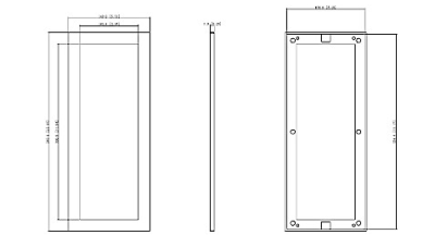 RAMKA DO MODUŁÓW WIDEODOMOFONOWYCH DAHUA VTM126