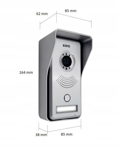 WIDEODOMOFON EURA VDP-42A3 GAMMA SILVER MONITOR BIAŁY 3 WIDEODOMOFON EURA VDP-42A3 GAMMA SILVER MONITOR BIAŁY