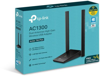 ADAPTER WLAN USB TP-LINK ARCHER T4U PLUS 3 ADAPTER WLAN USB TP-LINK ARCHER T4U PLUS