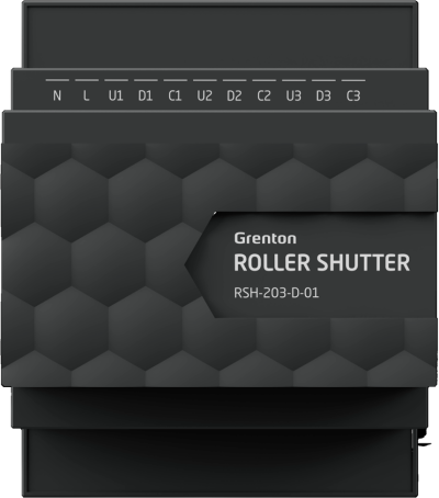 GRENTON - ROLLER SHUTTER x3, DIN, TF-Bus ( 2.0 )