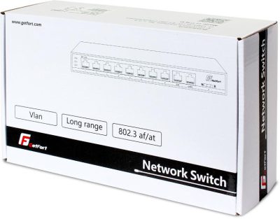 SWITCH POE GETFORT 8FE x POE + 2GE UPLINK 120W POE+