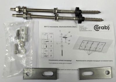 B017 2 SZT. MOCOWANIE, BLACHODACHÓWKA ADAPTER PROSTY KLIK CORAB XFS_B017.2 3 B017 2 SZT. MOCOWANIE, BLACHODACHÓWKA ADAPTER PROSTY KLIK CORAB XFS_B017.2
