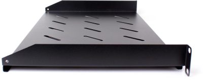 Półka rackowa uniwersalna Getfort 19 cali 1U 270mm Czarna