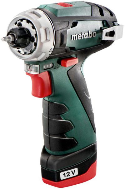 Wiertarko-wkrętarka akumulatorowa Metabo PowerMaxx BS Basic 12V 2x2Ah Ładowarka Walizka