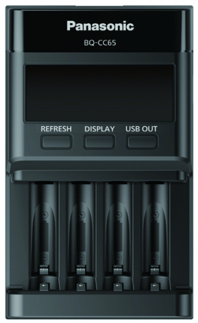 Ładowarka akumulatorków Ni-MH Panasonic Eneloop BQ-CC65 EKO 3 Ładowarka akumulatorków Ni-MH Panasonic Eneloop BQ-CC65 EKO