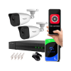 Zestaw monitoringu IP Hikvision NVR 1TB 2 kamery tubowe 4MPx