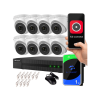Zestaw monitoringu IP HIKVISION NVR 1TB 8 kamer kopułkowych 2MPx