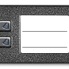 ACO CDN-2NP ST Podświetlany panel listy lokatorów z 2 przyciskami