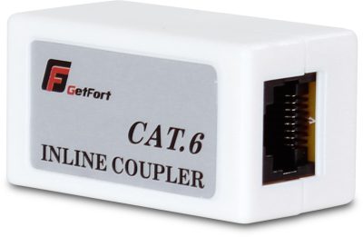 ŁĄCZNIK RJ45 GETFORT CAT.6 (beczka) RJ45-G / RJ45-G