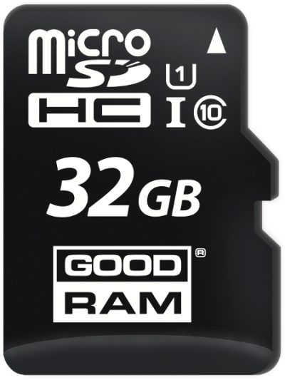 KARTA PAMIĘCI microSD GOODRAM UHS1 CL10 32GB + ADAPTER 100MB 3 KARTA PAMIĘCI microSD GOODRAM UHS1 CL10 32GB + ADAPTER 100MB