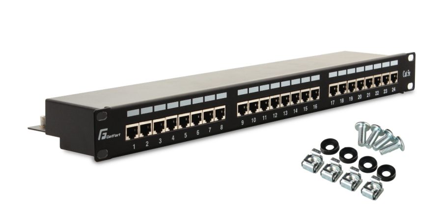 PATCH PANEL FTP CAT.5E 24 PORTY PGF-5EFTP24-B6 GETFORT