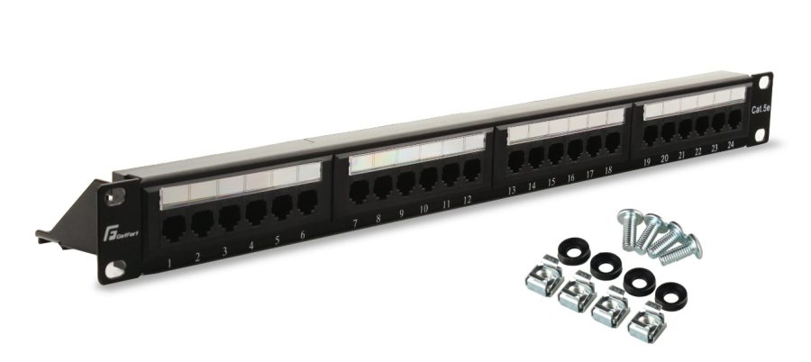 PATCH PANEL UTP CAT.5E 24 PORTY PGF-5EUTP24-B4 GETFORT