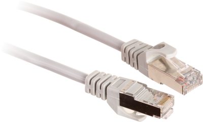 Patchcord Getfort kat.5e FTP 0,25m szary