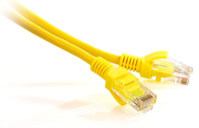 Patchcord Getfort cat.5e UTP 5m żółty
