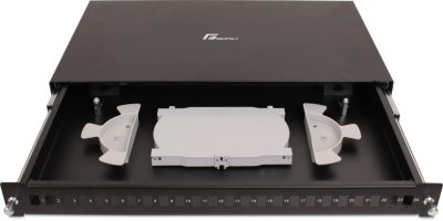 PRZEŁĄCZNICA ŚWIATŁOWODOWA GETFORT 1U 19 Cali 24XSC SIMPLEX WYSUWANA