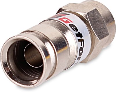 ZŁĄCZE F KOMPRESOWANE GETFORT F 6,8mm F-KOMPR 100szt.