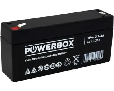 Akumulator Powerbox VRLA AGM 6V 3,3Ah