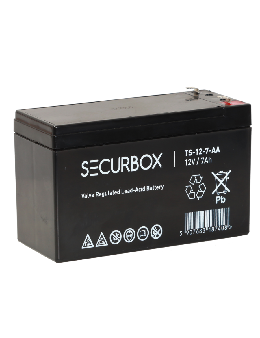 AKUMULATOR VRLA SECURBOX TS-12-7-AA, 12 V, 7 AH, AGM