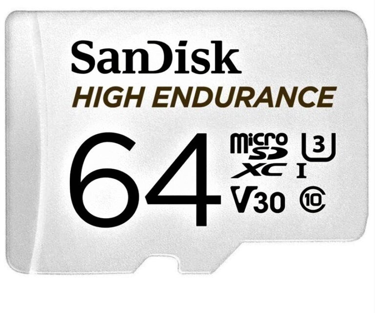 Najlepsze karty pamięci do kamer IP – Ranking Top 9 w 2026 roku 12 SanDisk High Endurance 64GB