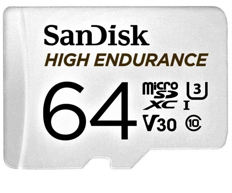 Najlepsze karty pamięci do kamer IP – Ranking Top 9 w 2026 roku 3 SanDisk High Endurance 64GB
