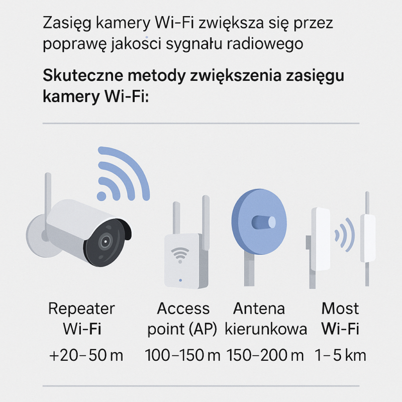 Jak zwiększyć zasięg kamer monitoringu?