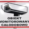 TABLICA OBIEKT MONITOROWANY 6586