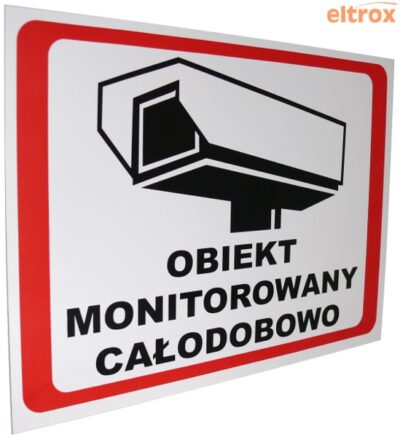 TABLICA OBIEKT MONITOROWANY 6586